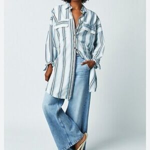 We the free poppy shirt tunic small (runs large)